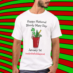 Camiseta Feliz Día Nacional de la Sangrienta María el 1 de 