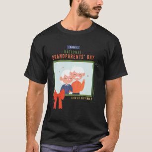 Camiseta Feliz Día Nacional de los Abuelos 2022 para el abu