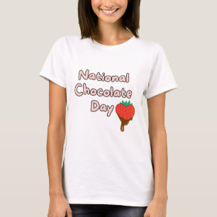 Camiseta Feliz Día Nacional del chocolate