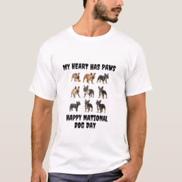 Camiseta Feliz Día Nacional del Perro - Celebra a tu Mejor