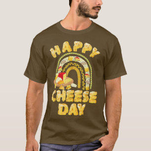 Camiseta Feliz Día Nacional del Queso Gracioso Coincidencia