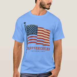 Camiseta feliz Día Nacional Estadounidense