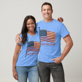 Camiseta feliz Día Nacional Estadounidense