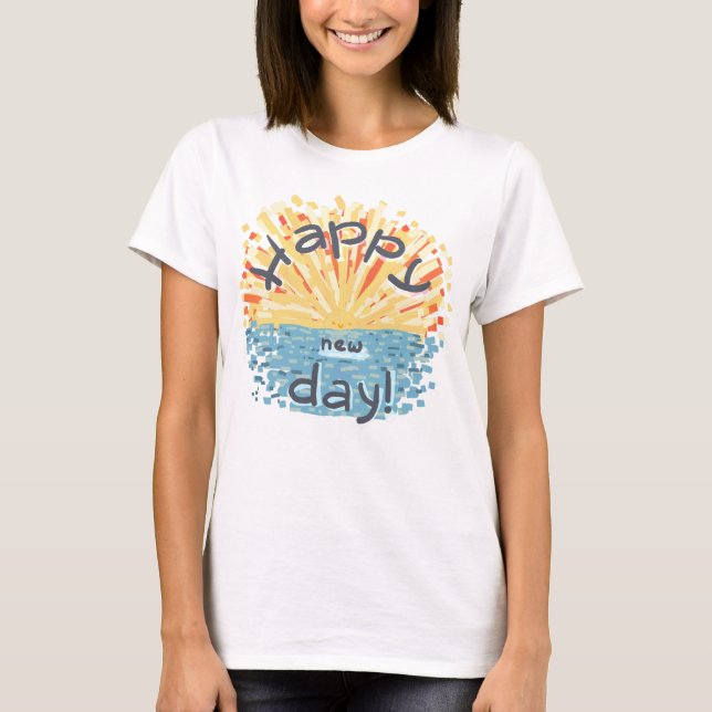 Camiseta ¡Feliz Día Nuevo! (Anverso)