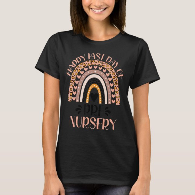 Camiseta Feliz Día Pasado De Chicas De Profesores De Preesc (Anverso)