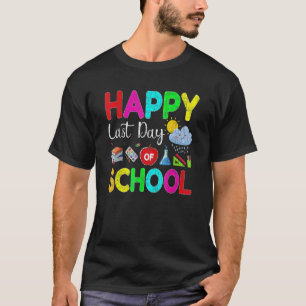 Camiseta Feliz Día Pasado De Estudiantes De Escuela