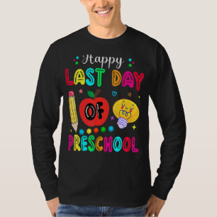 Camiseta Feliz Día Pasado De Estudiantes De Preescolar Niño
