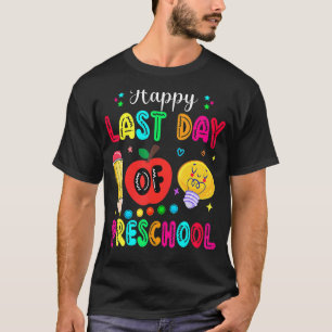Camiseta Feliz Día Pasado De Estudiantes De Preescolar Niño