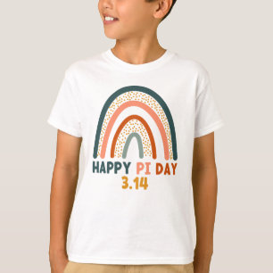 Camiseta Feliz día pi 14 de marzo colores divertidos del ar