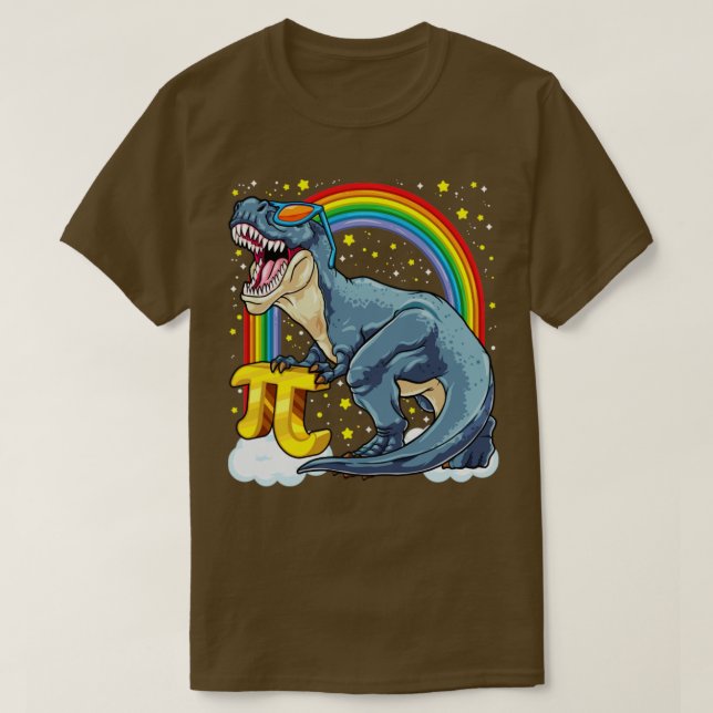 Camiseta Feliz Día Pi 314 Dinosaurio T Rex Pi Matemática Ma (Diseño del anverso)