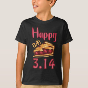 Camiseta Feliz Día Pi 3.14 2019 Cherry Pie Gracioso Regalo 