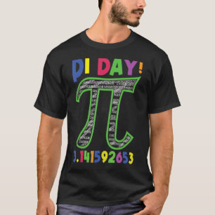 Camiseta Feliz Día Pi 3 14 Número De Pi Símbolo De Ciencia 