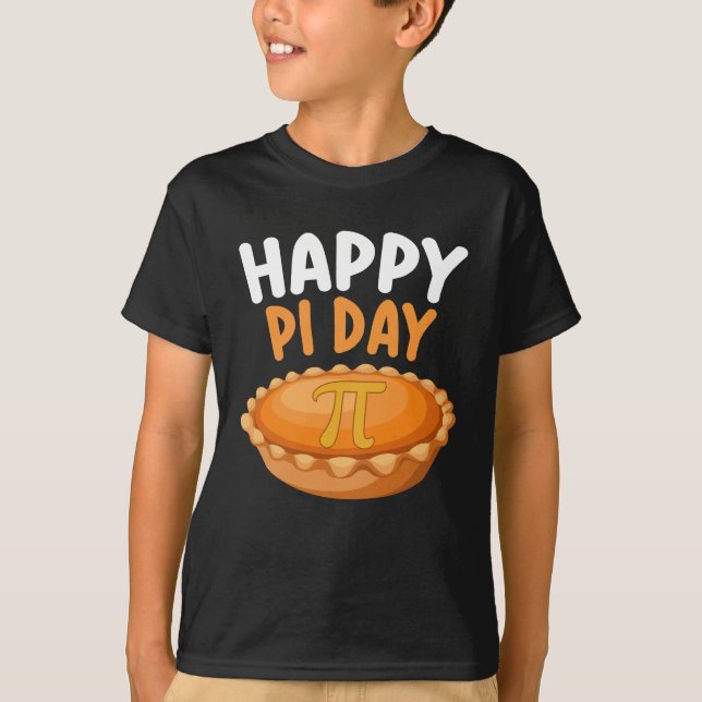 Camiseta Feliz Día Pi Pie Matemáticas Arcoiris (Anverso)