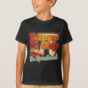 Camiseta Feliz Día Pi Sé Irracional Número Símbolo Pi Tarta