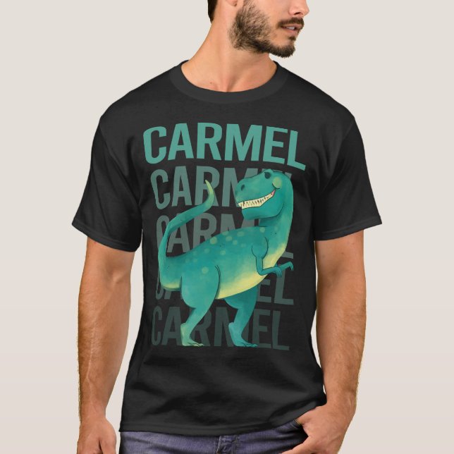 Camiseta Feliz Dinosaurio Carmel (Anverso)