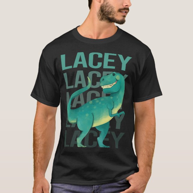Camiseta Feliz Dinosaurio Lacey (Anverso)