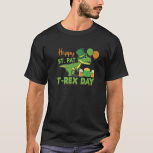 Camiseta Feliz Dinosaurio St. Patrick's Day, niños