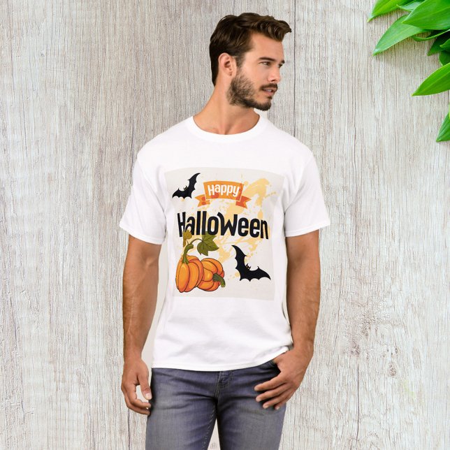 Camiseta Feliz diseño de Halloween (Subido por el creador)