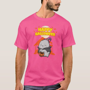 Camiseta Feliz disfraz de Fiesta de la noche de Halloween c