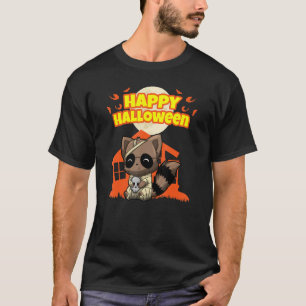 Camiseta Feliz disfraz de Fiesta de la noche de Halloween c