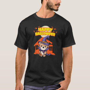 Camiseta Feliz disfraz de Fiesta de la noche de Halloween c