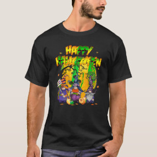 Camiseta Feliz disfraz de Halloween asusta boo divertida bo