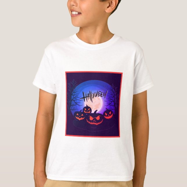 Camiseta Feliz disfraz de Halloween T-Shirt (Anverso)
