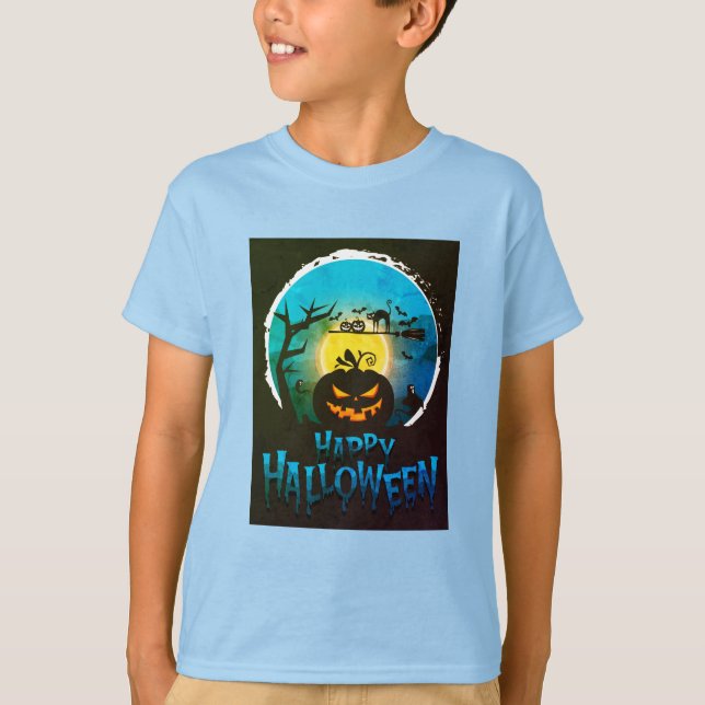 Camiseta Feliz disfraz de Halloween T-Shirt (Anverso)