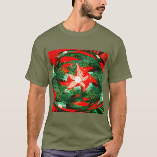 Camiseta Feliz diversión festiva de Navidad (Anverso)