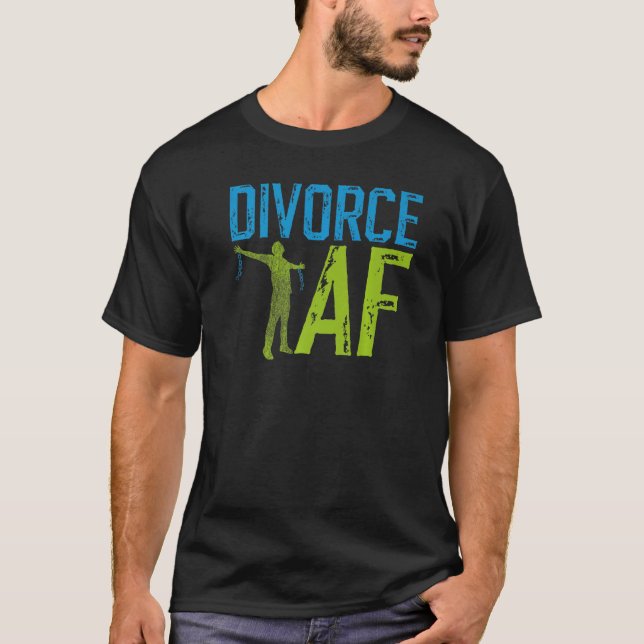 Camiseta Feliz divorcio Fiesta divorcio Af (Anverso)