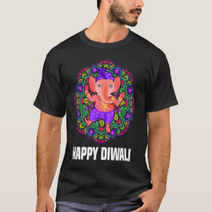 Camiseta Feliz Diwali Celebración Hindú