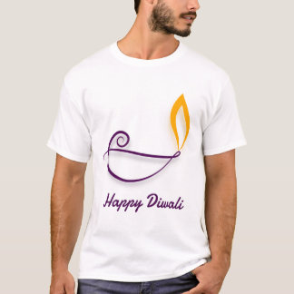 Camiseta Feliz Diwali Purple