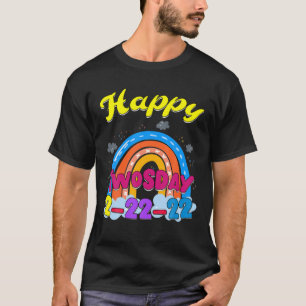 Camiseta Feliz domingo 2022 con el arco iris de un leopardo