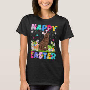 Camiseta Feliz domingo de Pascua del conejo de Pascua Newfo