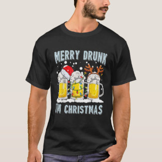 Camiseta Feliz Drunk Soy Navidades Feliz Navidad Reinbeer C