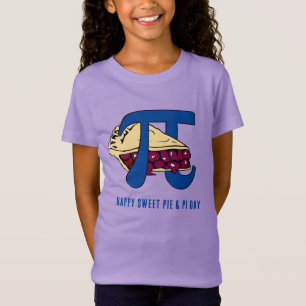 Camiseta Feliz dulce cerezo PI DÍA de los niños