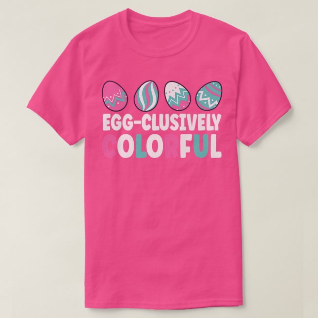Camiseta Feliz Easter Bunny Rabbit Huevos Eggclusivamente C (Diseño del anverso)