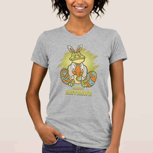 Camiseta Feliz Eastrawr | Adaptación delgada de las mujeres (Anverso)