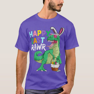Camiseta Feliz Eastrawr Dinosaur Bunny, Niños Niños Tre Eas