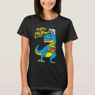Camiseta Feliz Eastrawr Dinosaurio Divertido Trex Orejas de