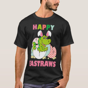 Camiseta Feliz Eastrawr T Rex Dinosaur Chicas adolescentes 