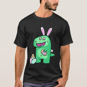 Camiseta Feliz Eastrawr Trex Bunny Egg Funny Easter Dinosau
