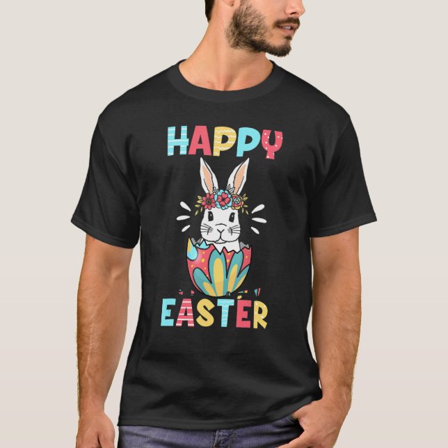 Camiseta Feliz Eggs de Pascua 1 (Anverso)