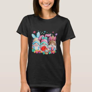 Camiseta Feliz Eggys de Pascua Bunny Gnomes Bowling Lover E