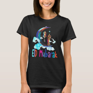 Camiseta Feliz Eid Alfitr Mubarak Kareem Ramadan Karim Musl