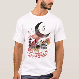 Camiseta Feliz Eid Kareem Al Fitr Mubarak Eid Al Adha Eid