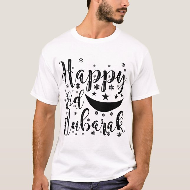 Camiseta Feliz Eid Mubarak (Anverso)