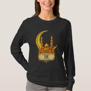 Camiseta Feliz Eid Mubarak Feliz Ramadan Islámico Musulmán 