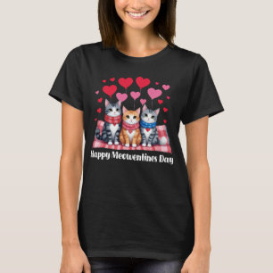 Camiseta Feliz El día de San Valentín de Meowentine en el D