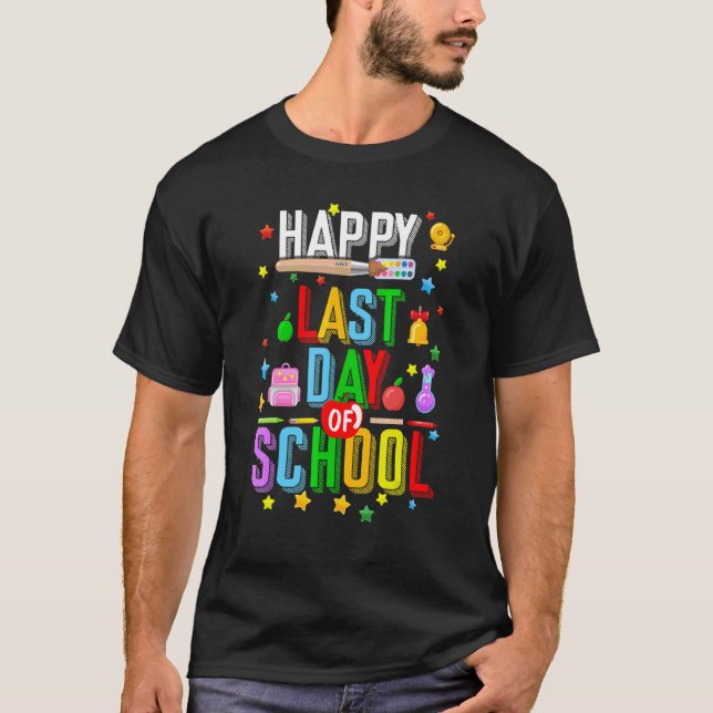 Camiseta Feliz El Último Día De Estudiantes Y Maestros Gra (Anverso)